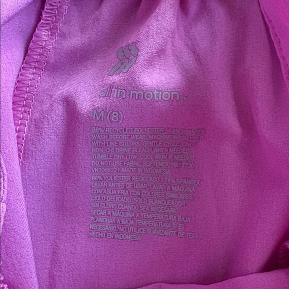 All in Motion Purple Girls Romper M(8) - Picture 2 of 5